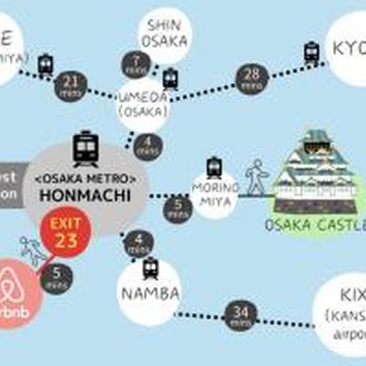 Apartamento コンフィデンスロン403 Osaka